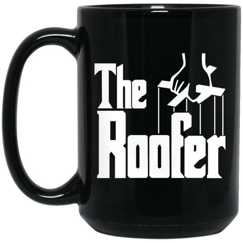THE ROOFER - 15 oz. Black Mug